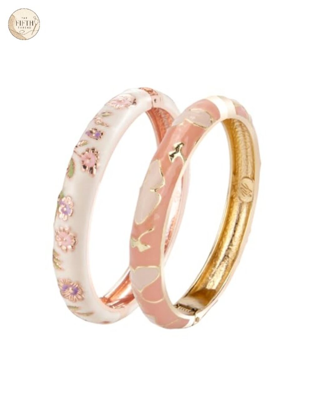Cloisonne Bracelet Butterfly Hinge Cuff Bangle Enameled Jewelry for Women